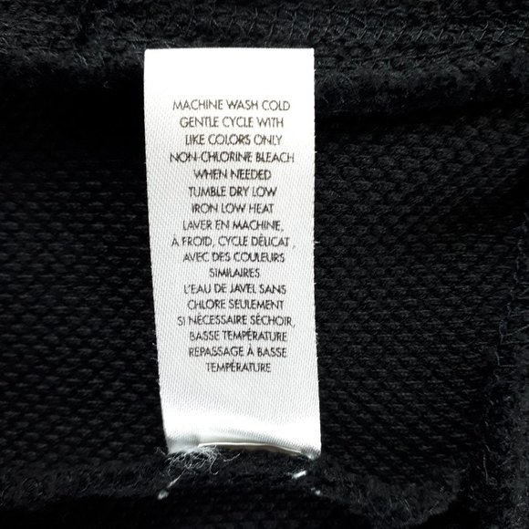 Calvin Klein Black Full Zip Sweater Jacket - Picture 16 of 16